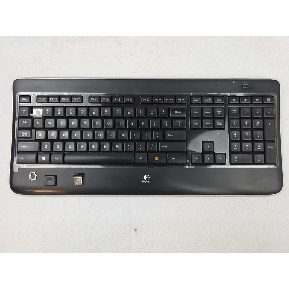 Logitech K800 Illuminated Lit Up Wireless‎ Keyboard With Dongle - Working *READ*